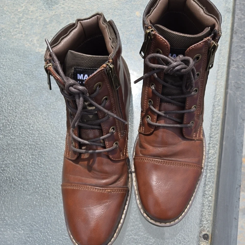 Madden Mens 7.5 Combat Boot Zip